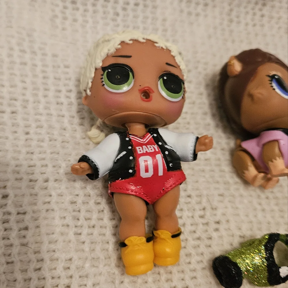 LOL Suprise~3 Dolls and accessories lot~The‎ Great Baby~ Posh Pup~MC  Swag~
